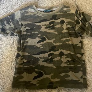 Army print shirt , short sleeve